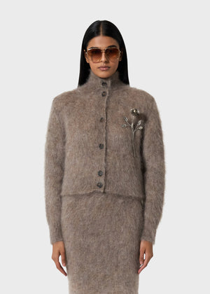 Long Sleeve Button Front Cardigan
