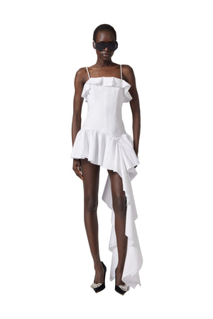 Mini Dress with Ruffle Detail