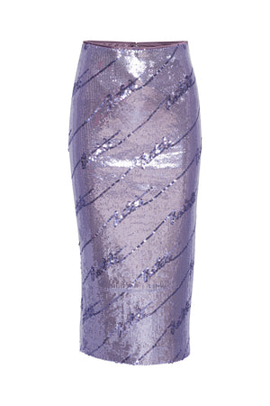 Sequin Midi Skirt