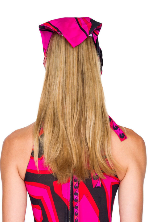 Angoli Print Silk Headscarf