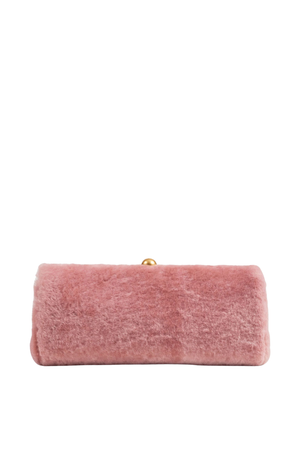 Ellon Shearling Clutch