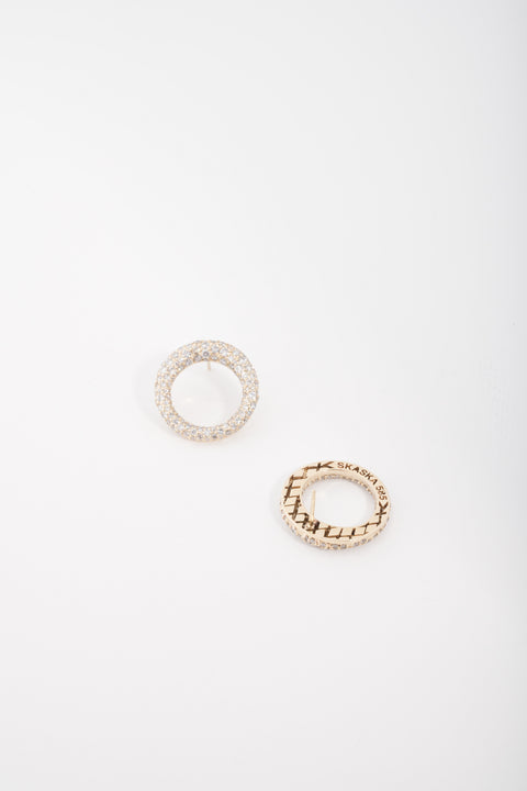 Full Circle Diamond Earrings