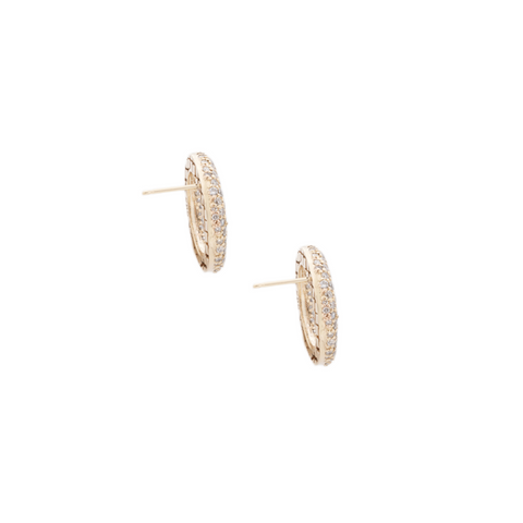 Full Circle Diamond Earrings