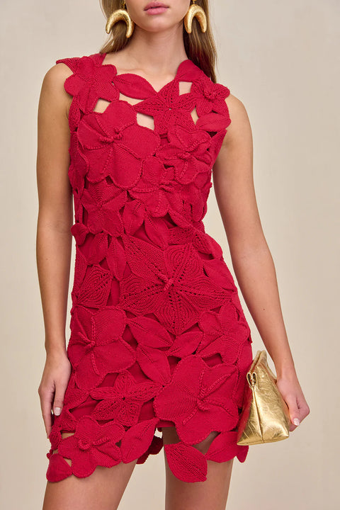 Meira Knit Dress Merlot