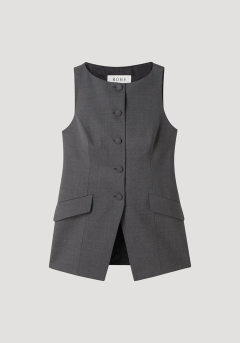 Boat-Neck Waistcoat