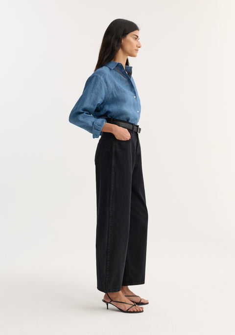 Classic Chambray Linen Shirt