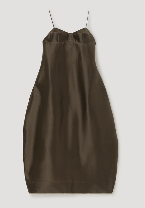 Sheer Bustier Volume Dress