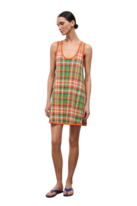 Piazza Dress Villa Plaid