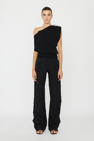 Encases Nature Resin Knit Shoulder Top