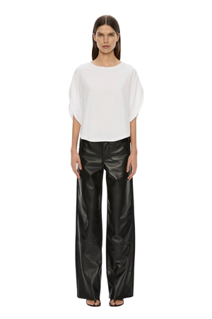 Troy Deconstructed Leather Jean