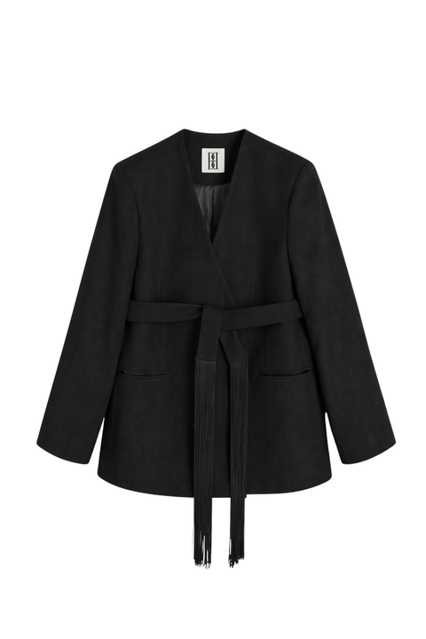 Emma Fringe Blazer