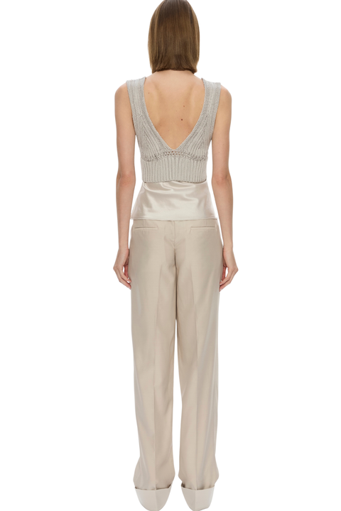 Rowan Sateen Cuffed Trouser