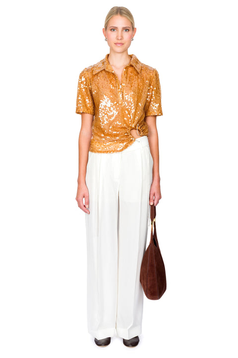 Illuminate Sequin Polo