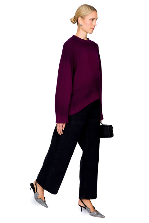 Denim Pant With Open Back Slits