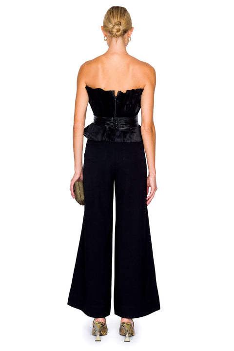 Senda Perenne Pleated Top With Belt