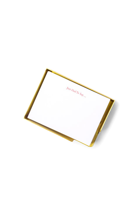 "Just Had To Say" Memo Box