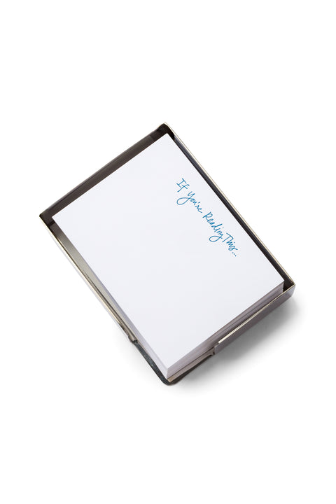 "If You're Reading This" Memo Box