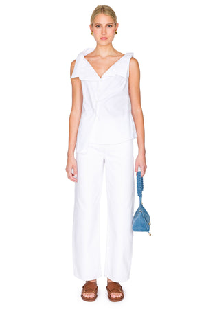 Deconstructed Off-Shoulder Top