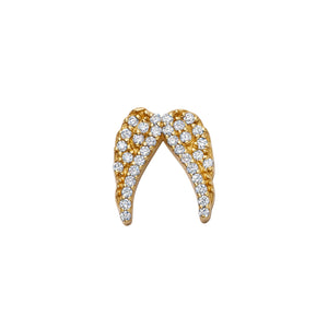 Diamond Angel Wings Charm