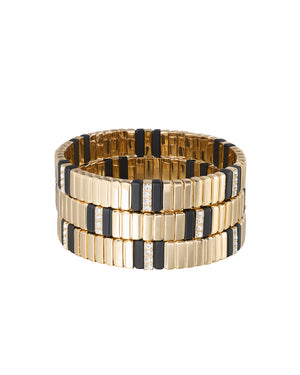 A Touch Of Midnight Bracelet Stack