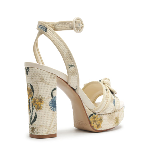 Grossgrain Raffia Platform