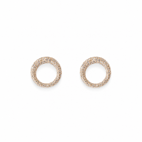 Full Circle Diamond Earrings