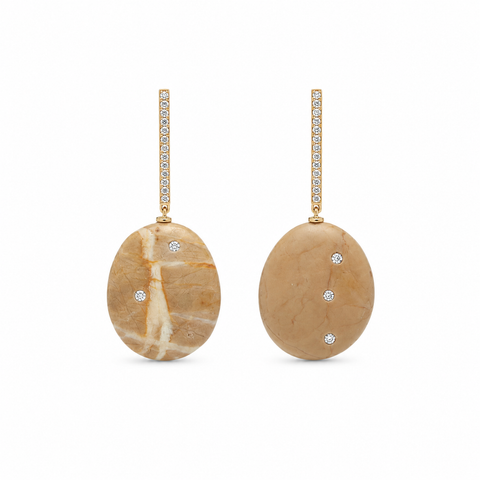 One Of A Kind Tan Signature Earrings