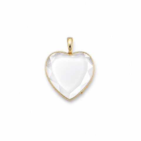 Large Heart Of Gold Locket