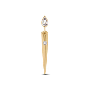 Tribal Gold Earring