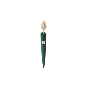 Tribal Malachite Earring