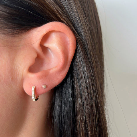 Diamond Lola Huggie Earring