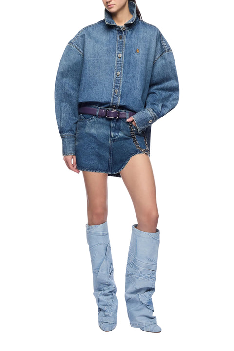 Denim Mini Skirt