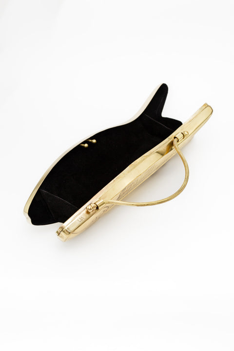Gold Fishy Clutch