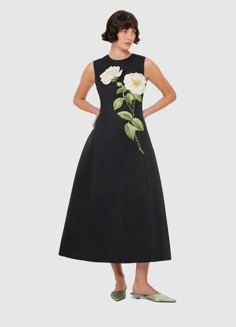 Cleo Embellished Sleeveless Midi Dress