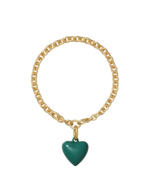 The Mini Puffy Heart Bracelet