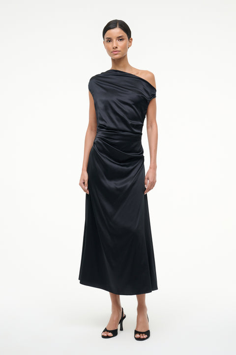 Phare Silk Dress Black