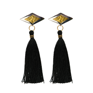 Harlow Steorra Drop Fringe Earrings