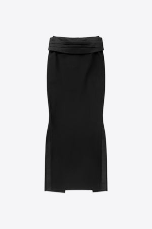 Tuxedo Column Skirt