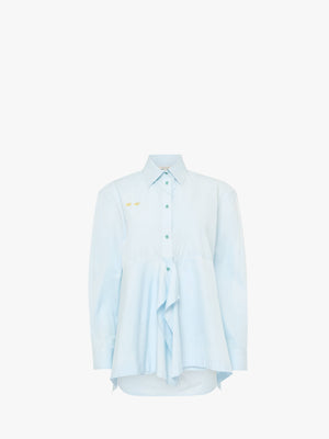Peplum Drape Shirt
