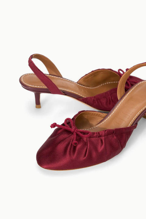 Alba Ballet Slingback Oxblood
