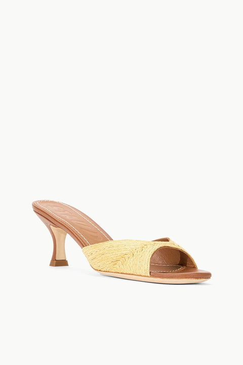 Brigitte Mule Natural Raffia