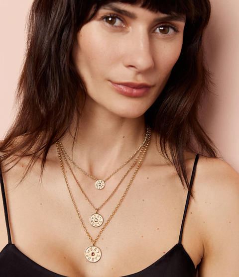 Petite En Route Necklace Turquoise