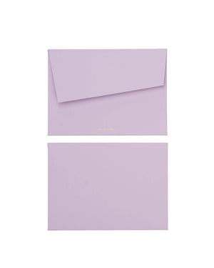 Alissa Bell x Market Blank Set of 4 Cards Lilac