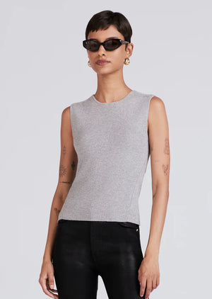 Ariana Muscle Ribbed Sweater Tank