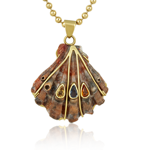 Teardrop Lion's Paw Pendant