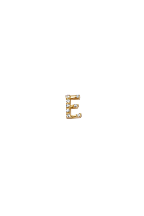 Diamond E Charm