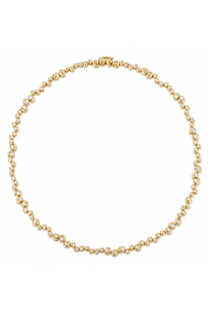 Escargot Diamond Rivière Necklace