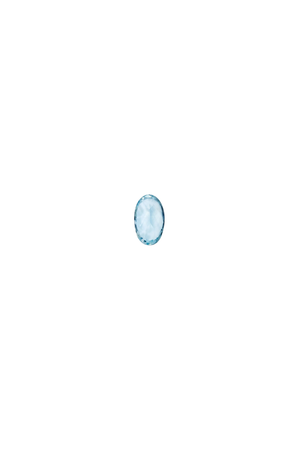 March Birthstone Aquamarine Charm