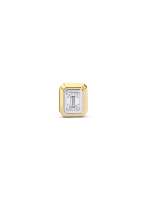 Tribal Stud Emerald Cut
