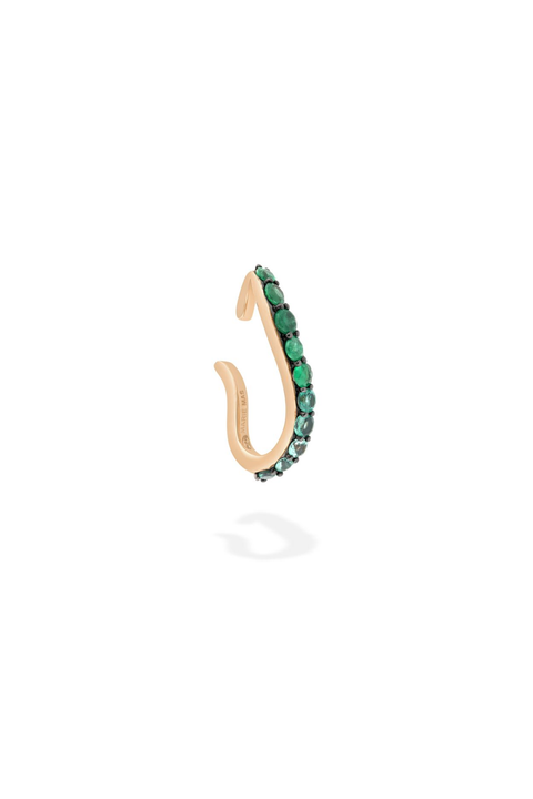 Single Aura Emerald Ear Jewel